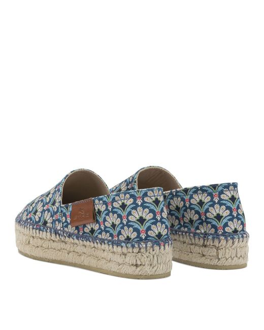 Etro Blue Cotton Espadrilles