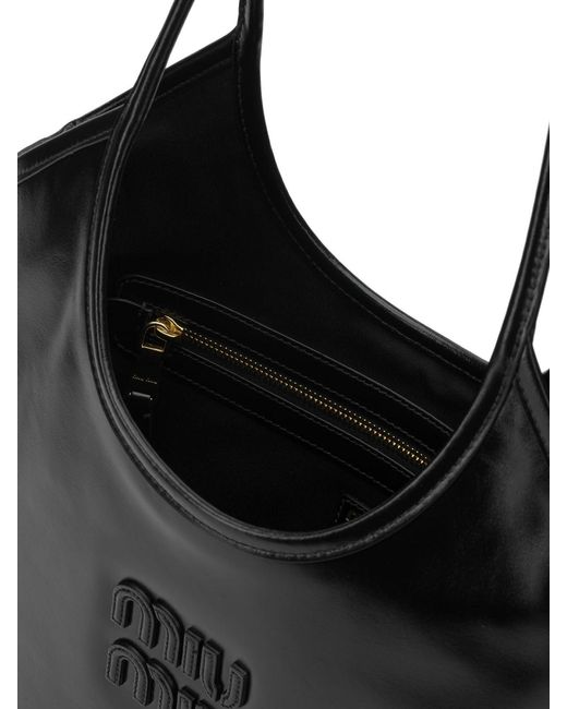 Miu Miu Black "Ivy" Shoulder Bag