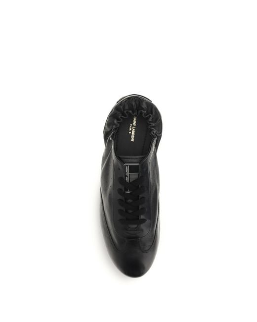 Saint Laurent Black Lewis Sneakers for men