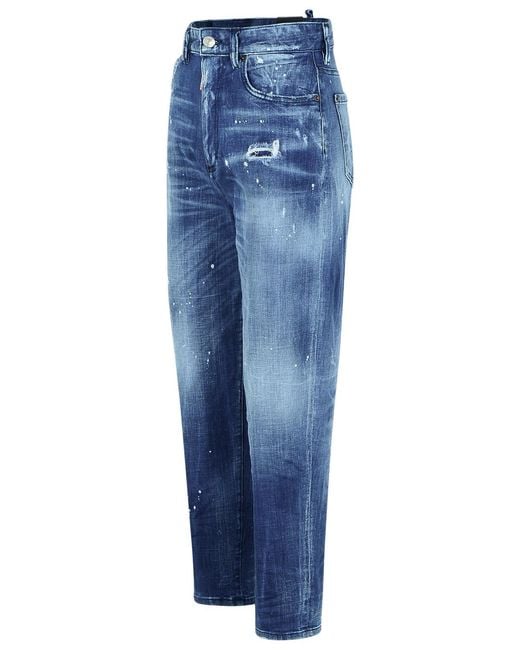 DSquared² Blue Loose-Fit Jeans