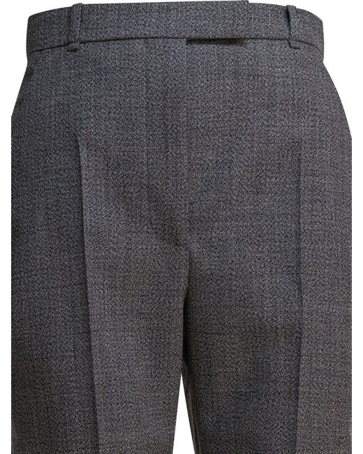 McQueen Blue Wool Pants