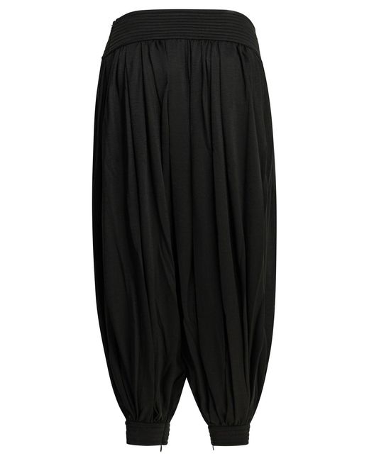 Alaïa Black Casual Wool Blend Pants