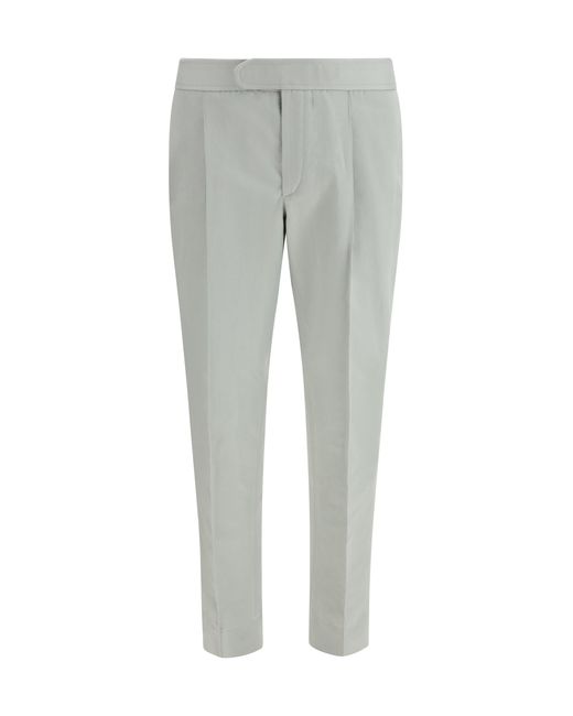 Brioni Gray Melbourne Pants Lead for men