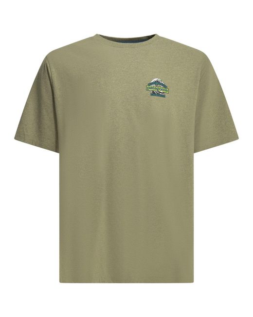 Patagonia Green "Great Weaves Responsible" Crewneck T-Shirt for men