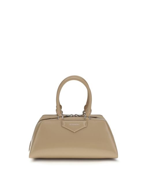 Women's Natural Small East-West Antigona Handbag
