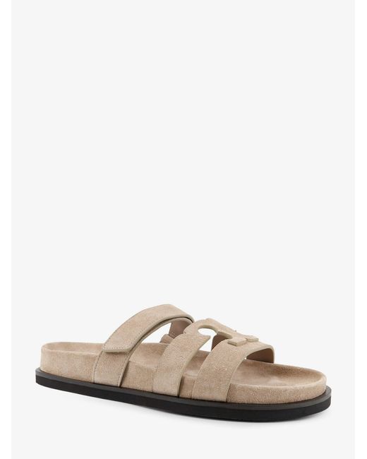 Tory Burch Natural Sandals Ines Suede