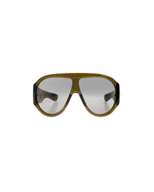 Bottega Veneta Green Mask Sunglasses