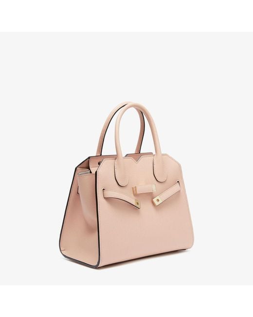Valextra Pink "Milano" Crossbody Bag Mini