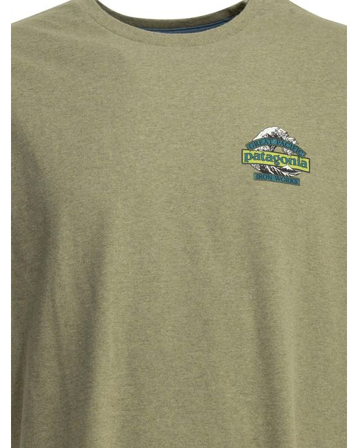 Patagonia Green "Great Weaves Responsible" Crewneck T-Shirt for men
