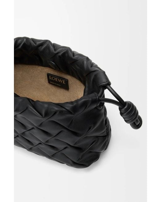 Loewe Black "Flamenco Purse" Small Handbag