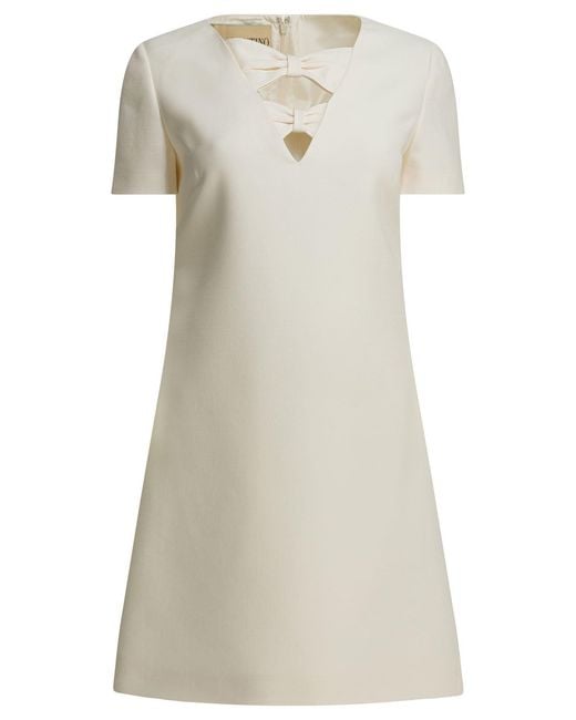Valentino Natural Dresses White
