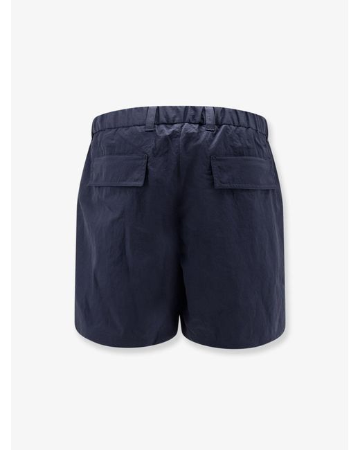 Laminar Blue Nylon Bermuda Shorts for men