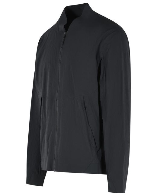 Veilance Black Diode Stretch Nylon Bomber Jacket for men