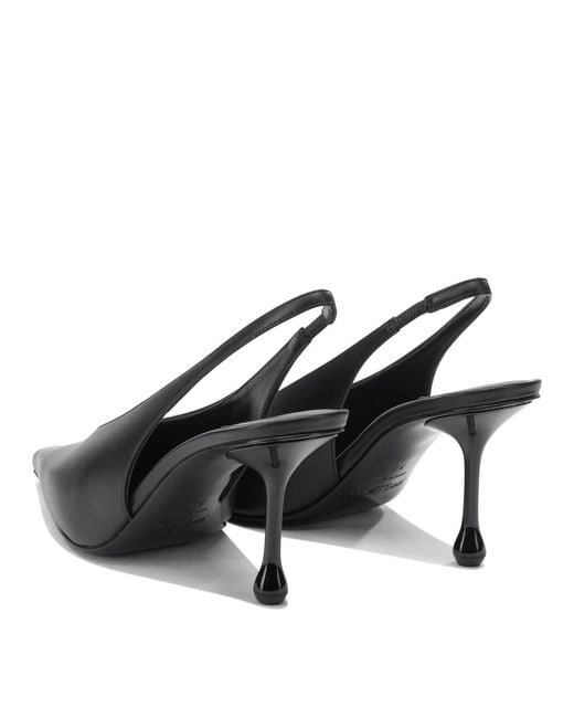 Jimmy Choo Black "Isa 80" Slingback
