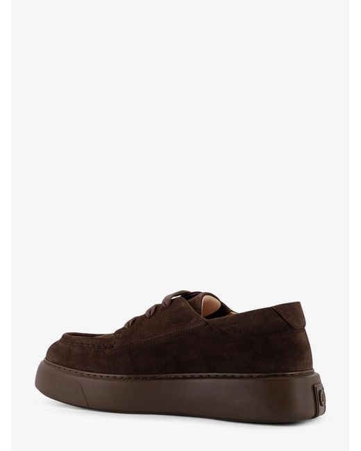 Referenc Brown Tahoe Suede Lace-Up Shoes for men