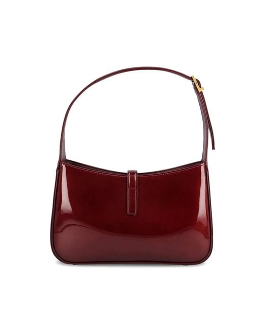 Saint Laurent Red "Le 5 À 7" Shoulder Bag