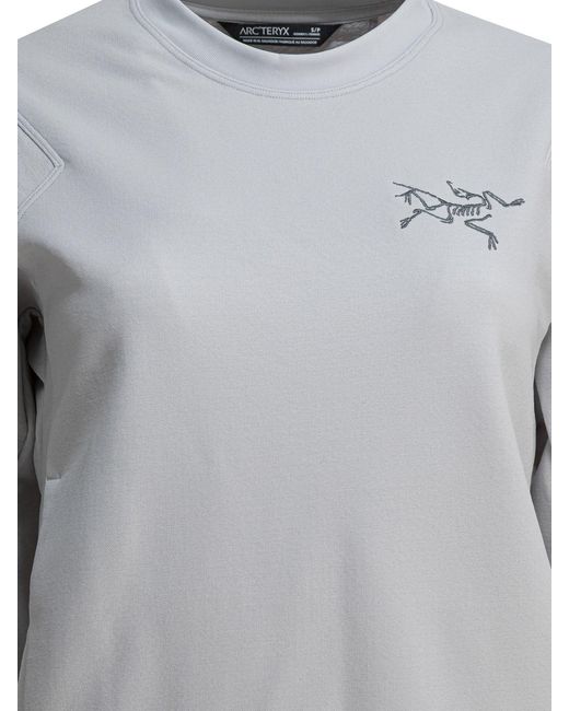Arc'teryx Gray "Aestas Crew" Sweatshirt Crewneck