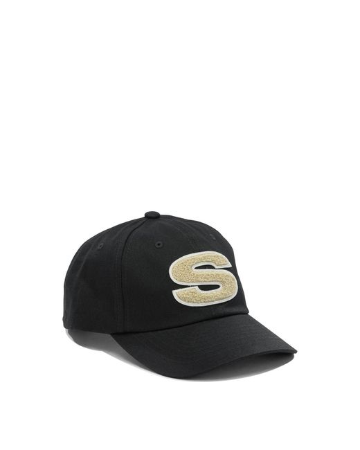 Stussy Black Hats for men
