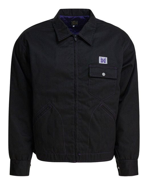 Needles Blue "Pe/C Twill" Lightweight Jacket