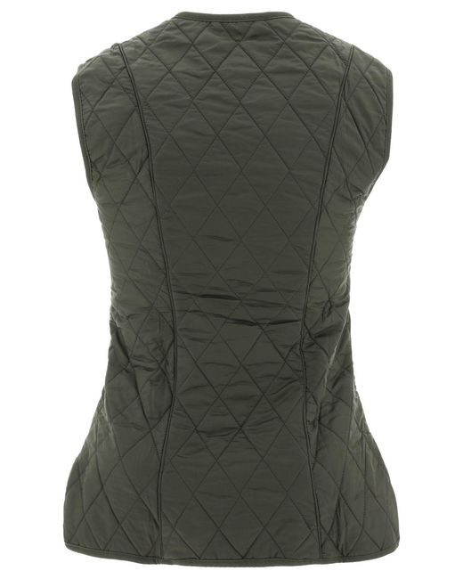 Barbour Green "Betty" Quilted Vest Jacket