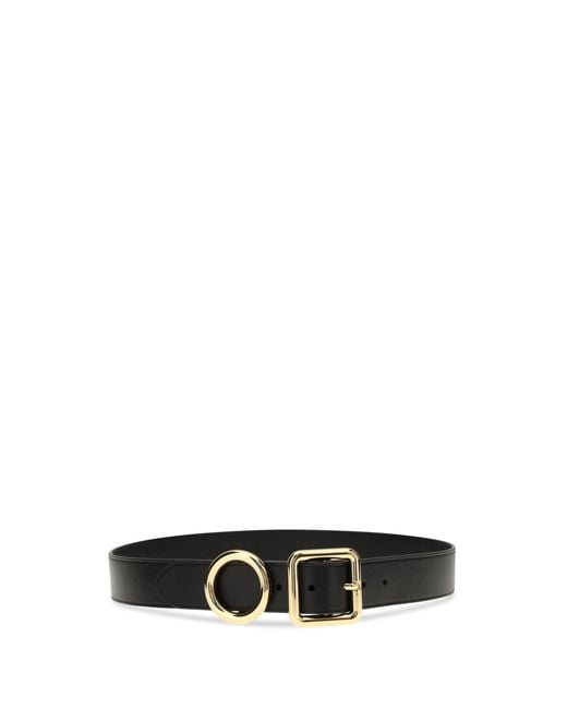 Jacquemus Black Leather Regalo Belt