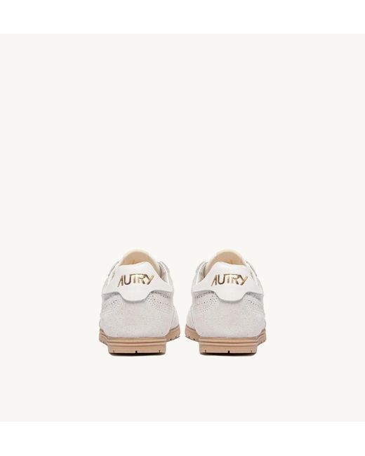 Autry White "Windspin" Sneakers for men