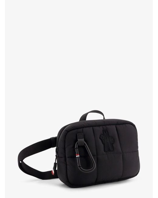 Moncler Black Nylon Belt Bag With Embossed Logo