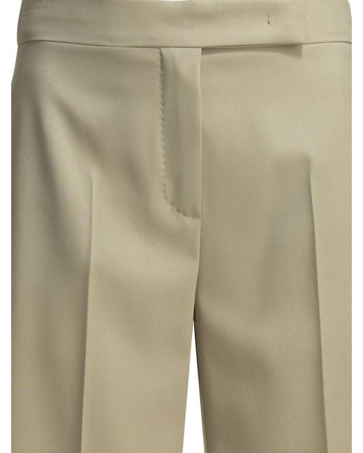 Max Mara Natural Formal Wool Shorts