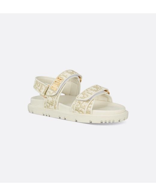 Dior White Act Sandals