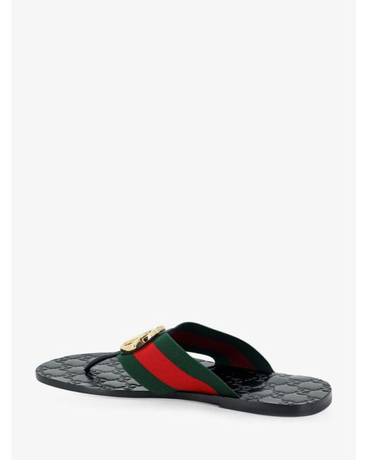 Gucci Multicolor Riviera Leather Sandals for men
