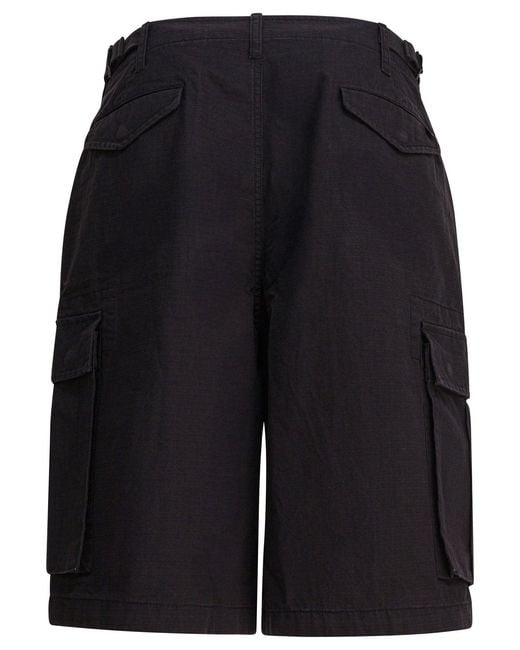 Stussy Cargo Short Ripstop in Black for Men | Lyst UK