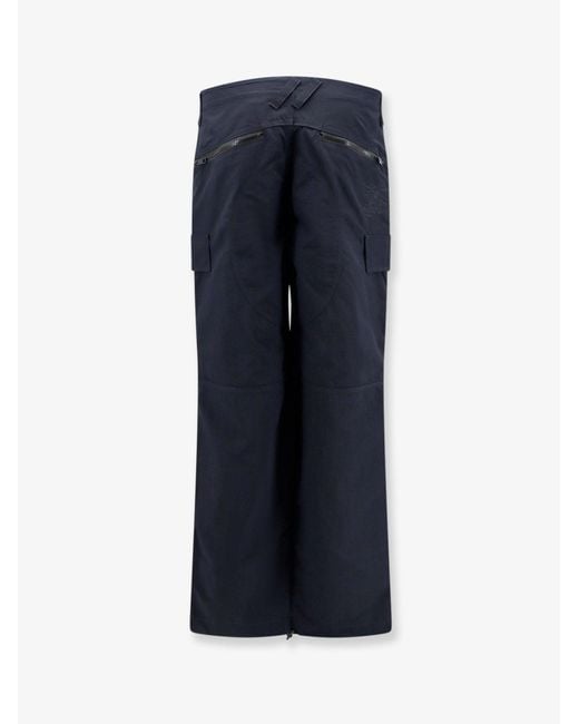 Burberry Blue Sidcot Nylon Trousers for men