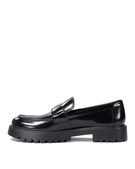 Tory Burch Black Classic Lug Loafers For