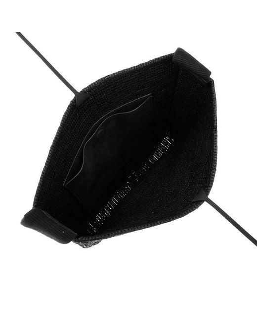 The Row Black 'Lori' Woven Raffia Bag