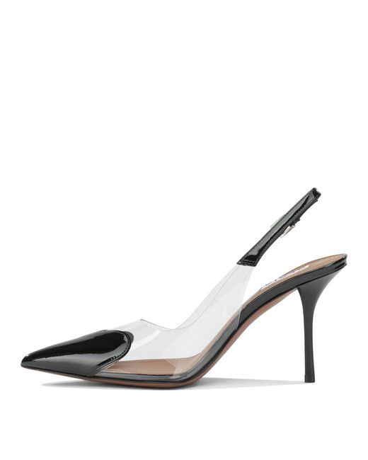 Alaïa Metallic "Le Cœur 90Mm" Slingback
