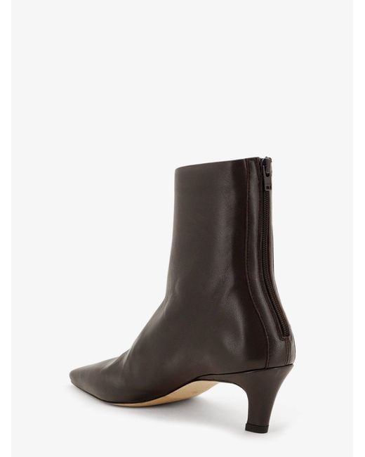 Totême White Leather Boots