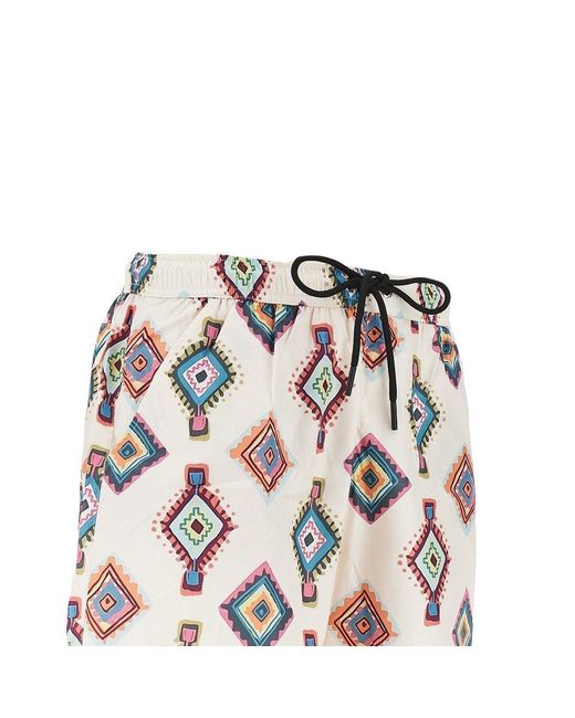 Mauna Kea Blue Printed Swimshorts for men