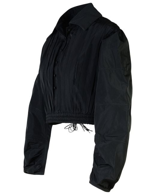 Jil Sander Black Polyester Blouse