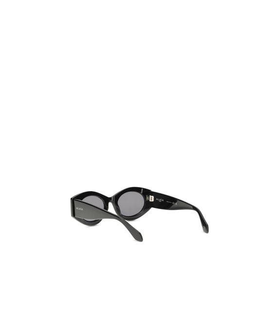Alaïa Gray Alaã¯A Oval Sunglasses