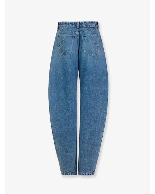 Alaïa Blue Denim Jeans