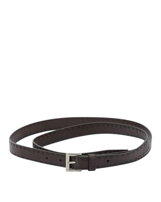 Prada Brown Leather Belt