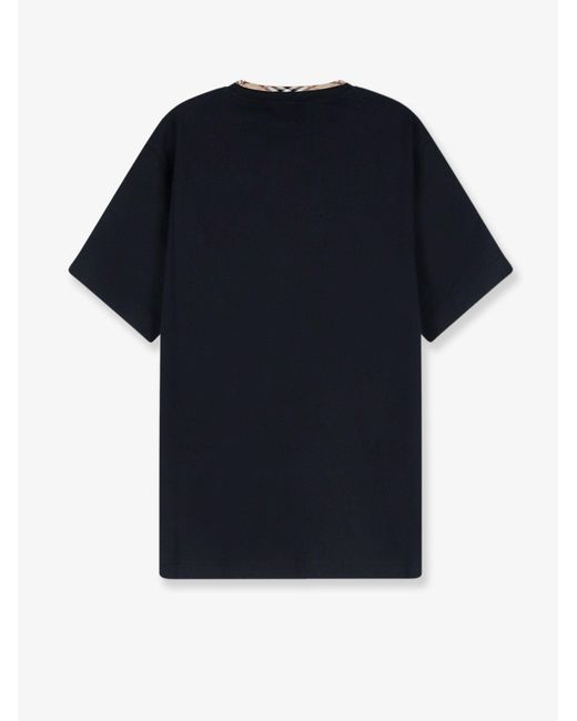 Burberry Black Cotton T-Shirt for men
