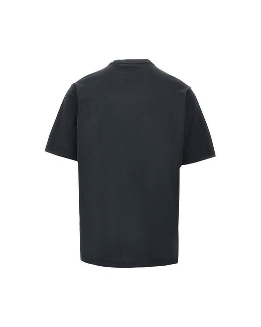 Dolce & Gabbana Black Dolce&Gabbana 3D Logo Print T-Shirt for men
