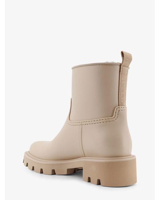 Moncler Natural Kickstream Rubber Rainboots
