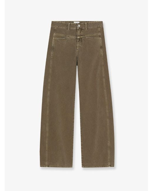 Closed Green Tori-X Denim Trousers
