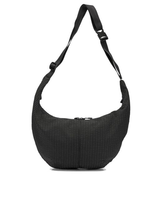 Comme des Garçons Black "Grid Check" Large Shoulder Bag for men
