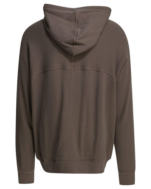 Rick Owens Brown Cotton Sweatshirt for men