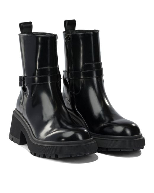 Jimmy Choo Black "conny Flat" Ankle Boots