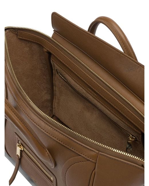 Céline Brown Luggage Small Handbag