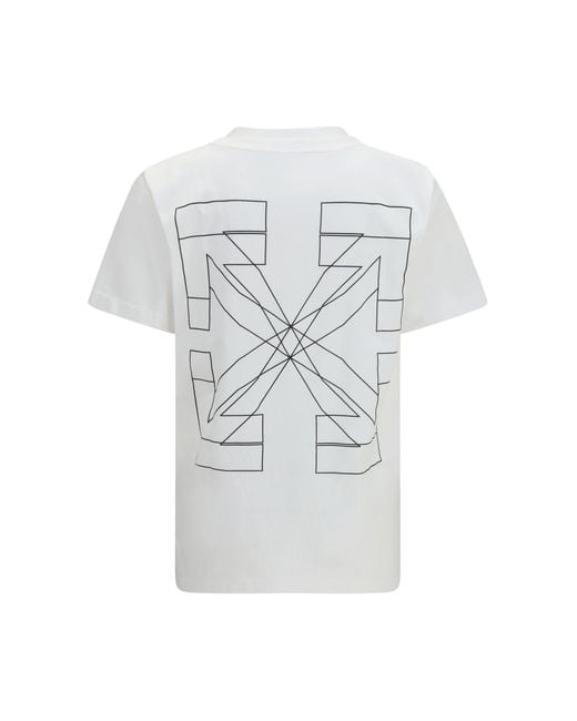 Off-White c/o Virgil Abloh White Big Double Arrow T-Shirt for men
